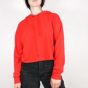 *Cali Baby Red Cropped Hoodie